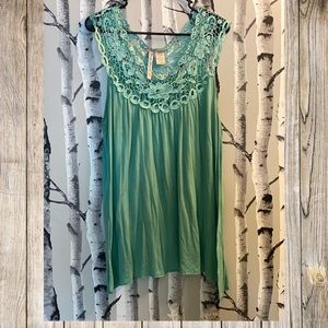 Lace tank top